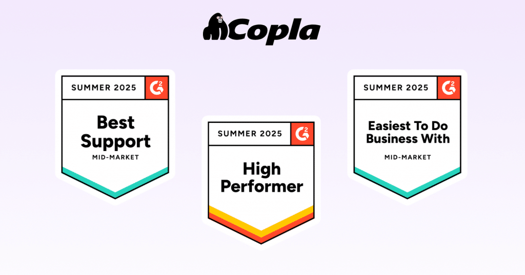 Copla G2 badges