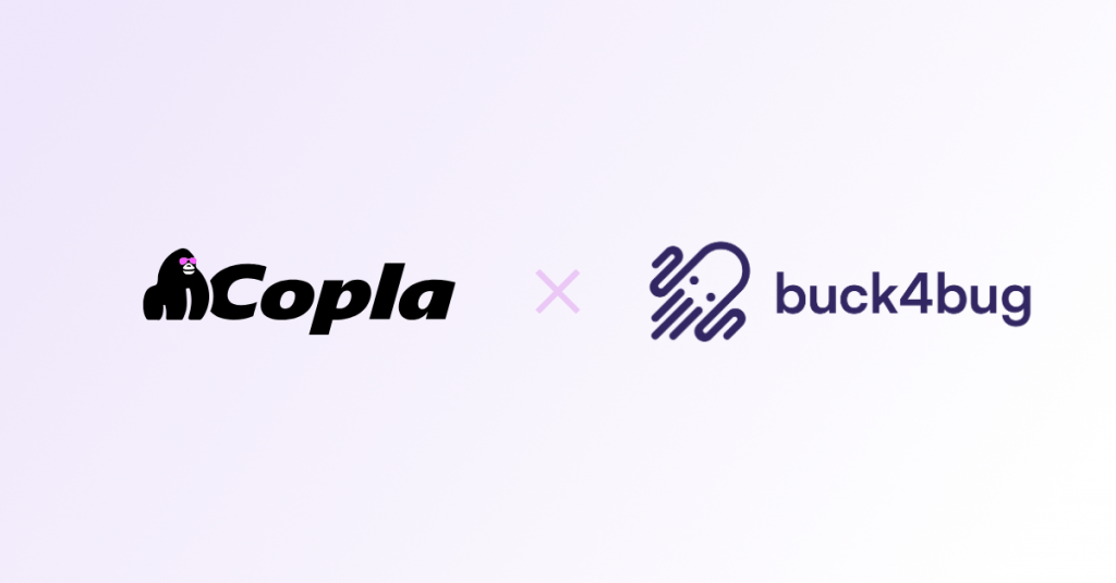 Copla and Buck4bug logos