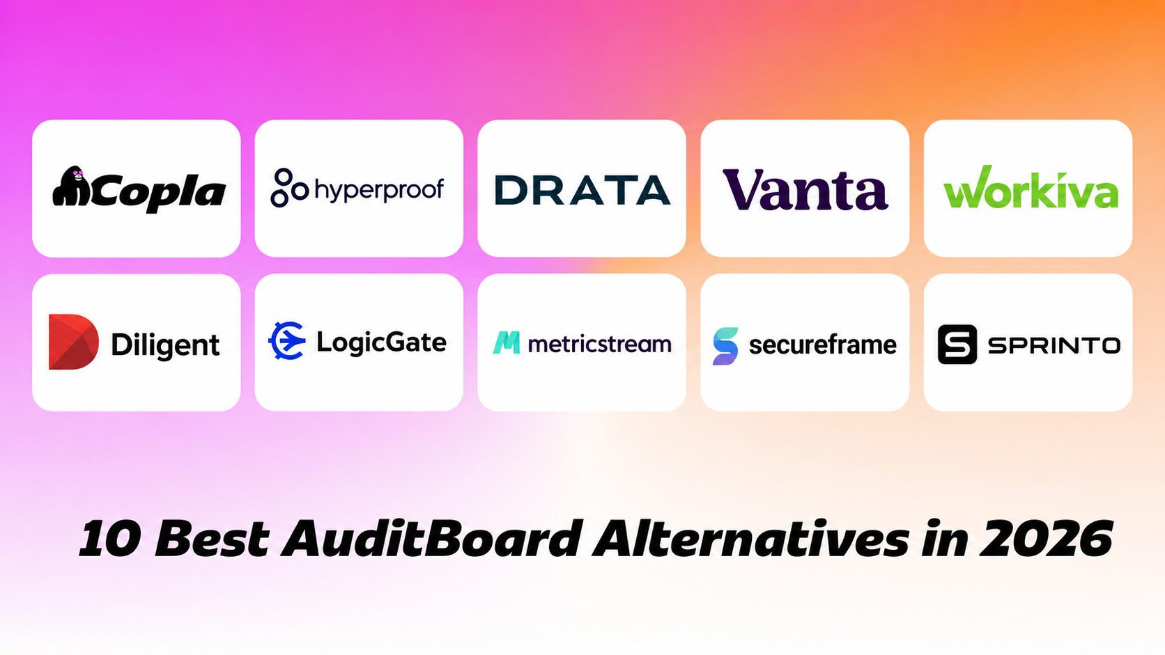 10 Best AuditBoard Competitors and Alternatives in 2026 (Now Optro)