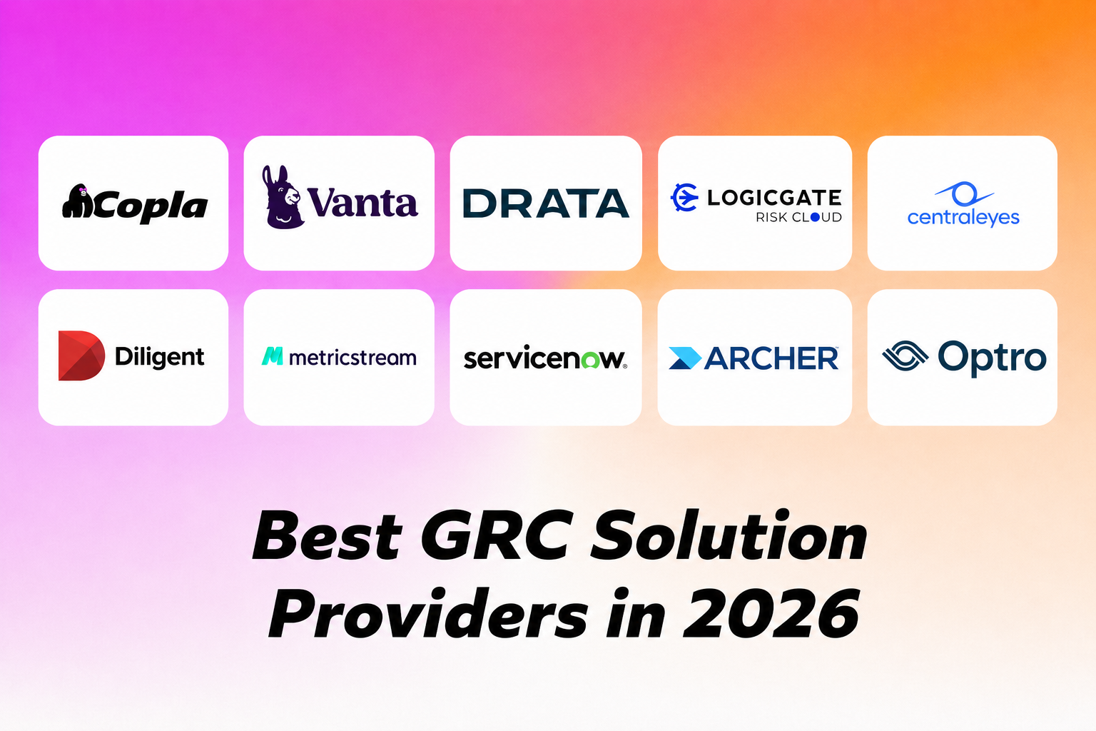 GRC Solution Providers in 2026: Top 10 Compared