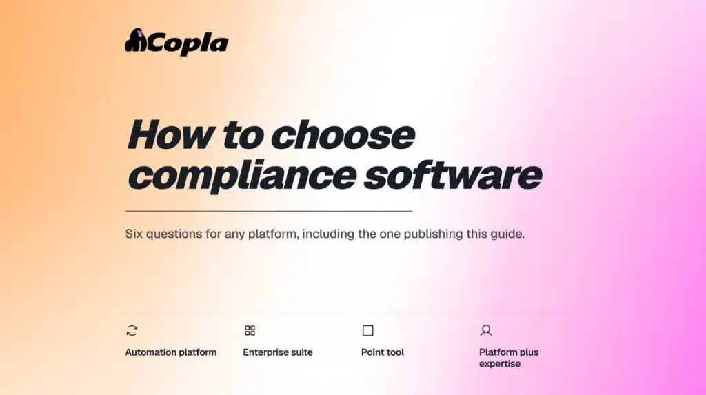 How to choose compliance software