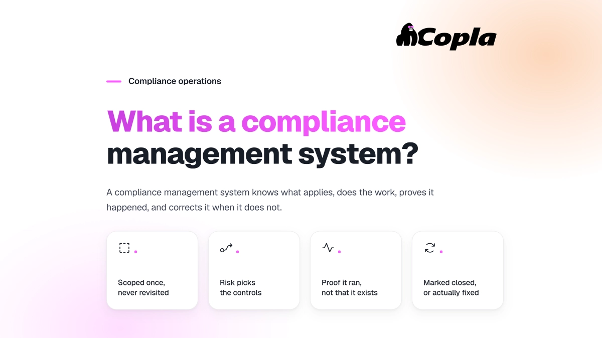 What is a compliance management system (CMS)?